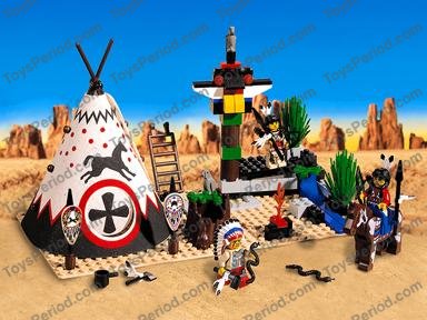 LEGO 6746 Chief's Tepee Set Parts Inventory and Instructions