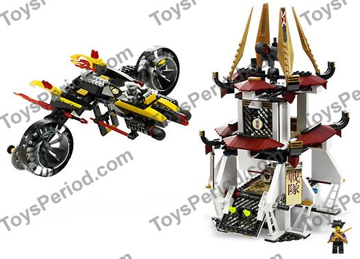 LEGO 8107 Fight for the Golden Tower Set Parts Inventory and