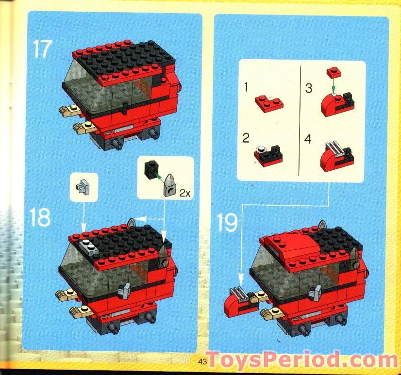 LEGO 4883 Gear Grinders Set Parts Inventory and Instructions