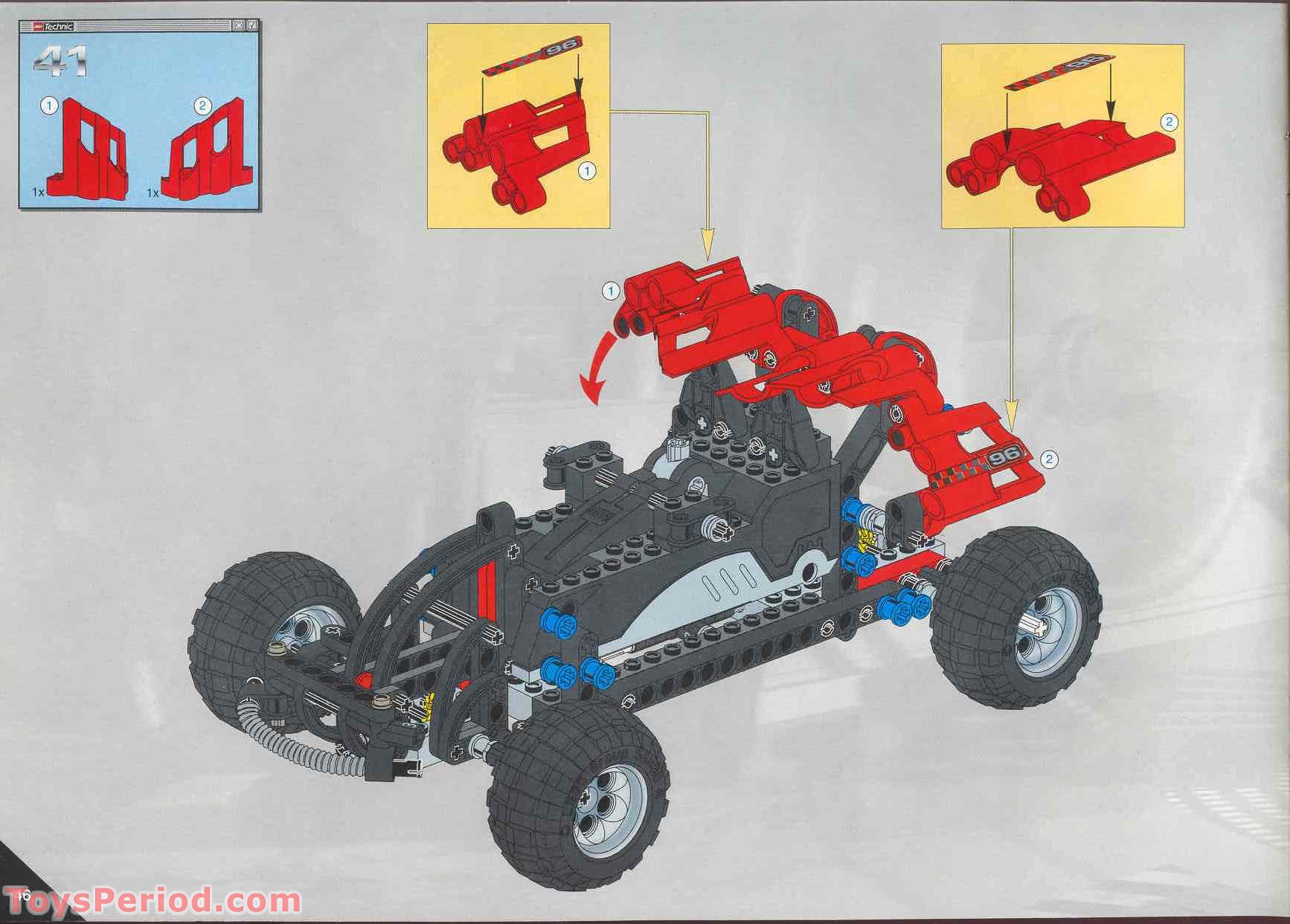 LEGO 8279 4wd X-Track Set Parts Inventory and Instructions - LEGO