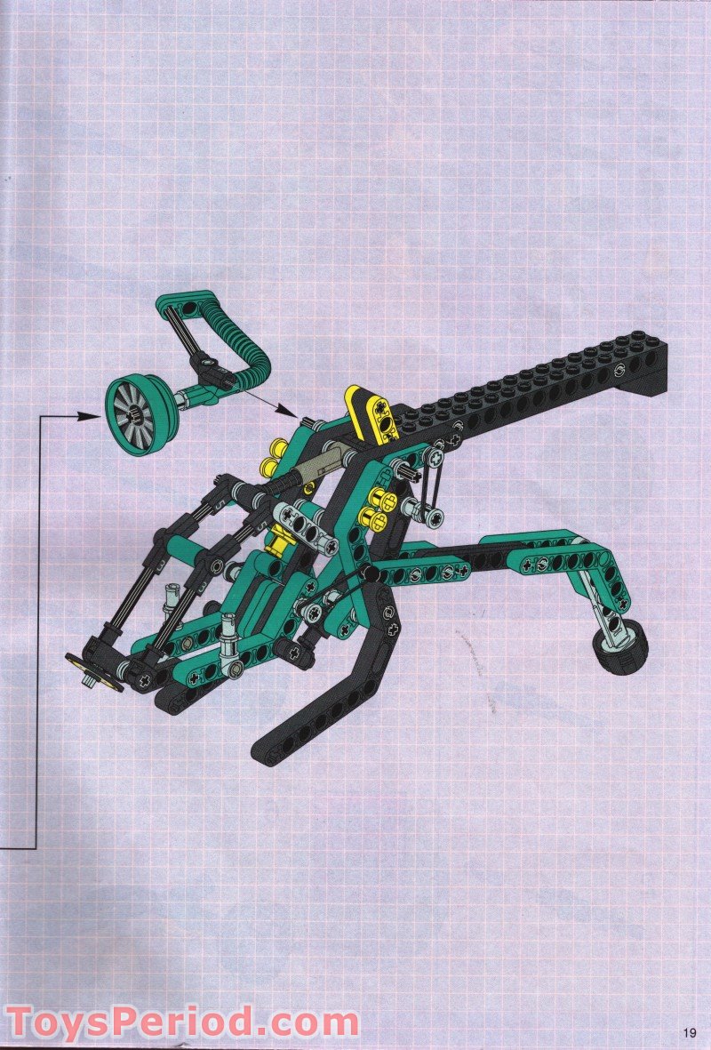 LEGO 8269 Cyber Stinger Set Parts Inventory and Instructions