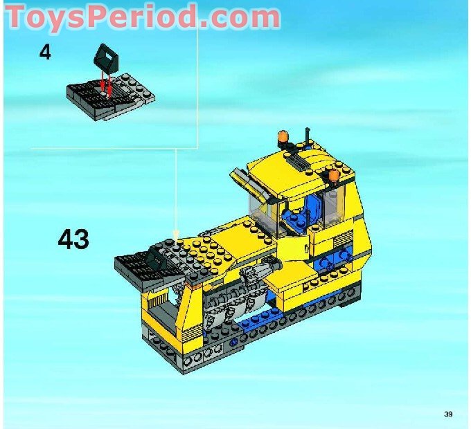 LEGO 7685 Dozer Set Parts Inventory and Instructions - LEGO Reference Guide