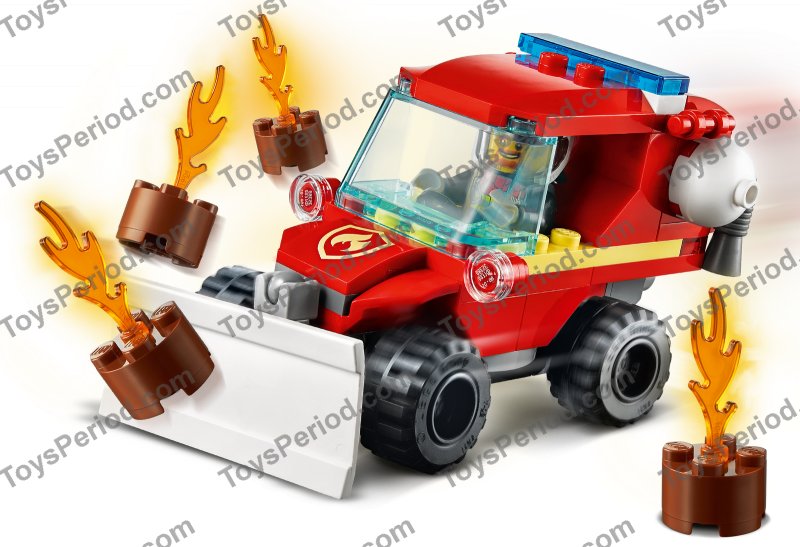 LEGO 60279 Fire Hazard Truck Set Parts Inventory and Instructions 