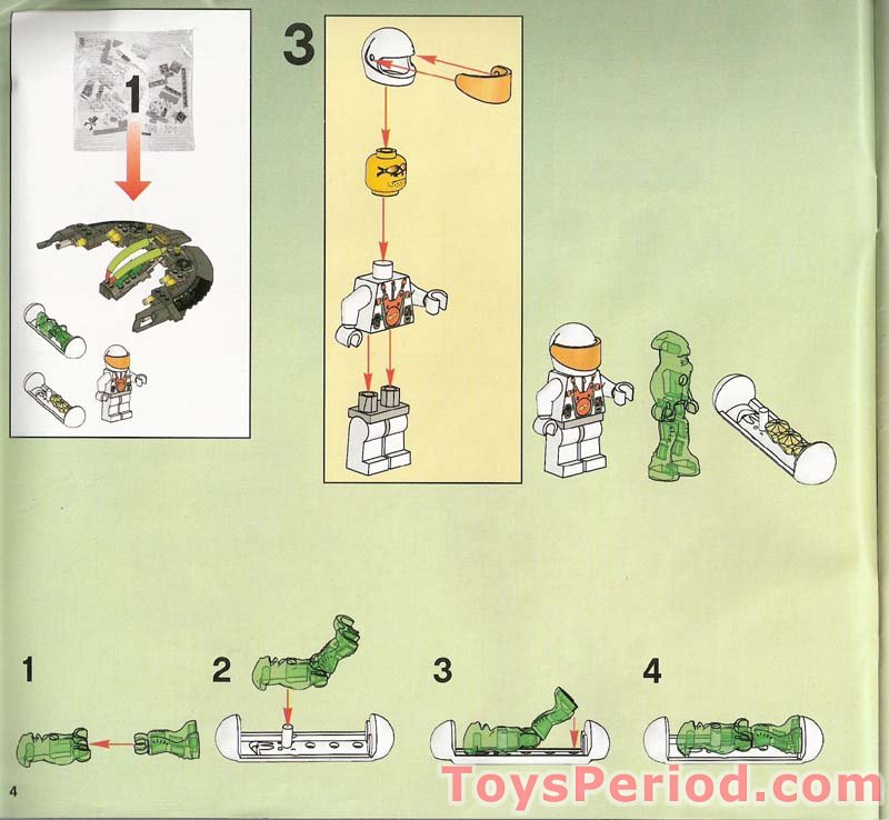 LEGO 7697 MT-51 Claw-Tank Ambush Set Parts Inventory and