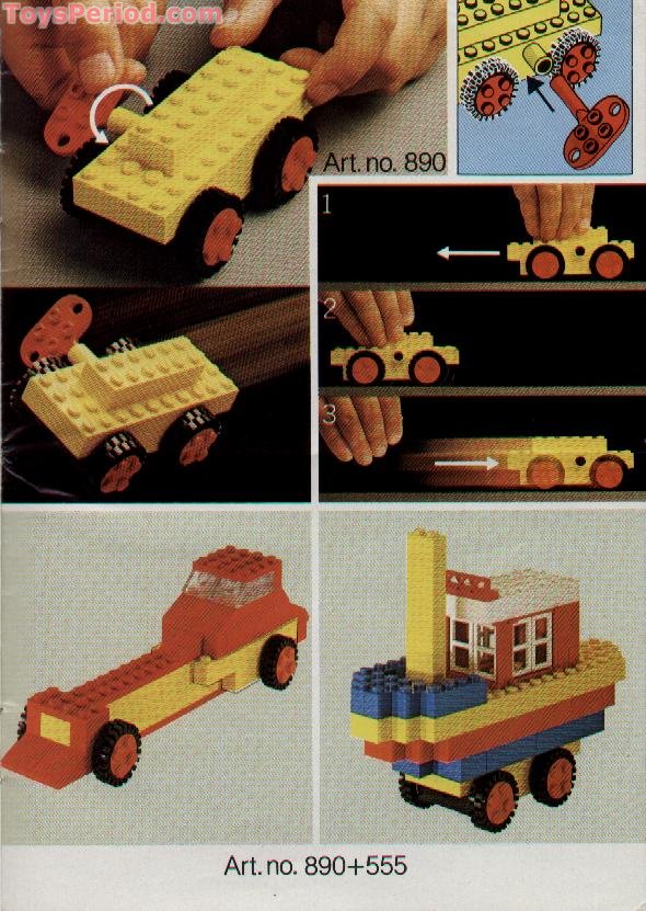 LEGO 555-2 Universal Building Set Set Parts Inventory and Instructions -  LEGO Reference Guide