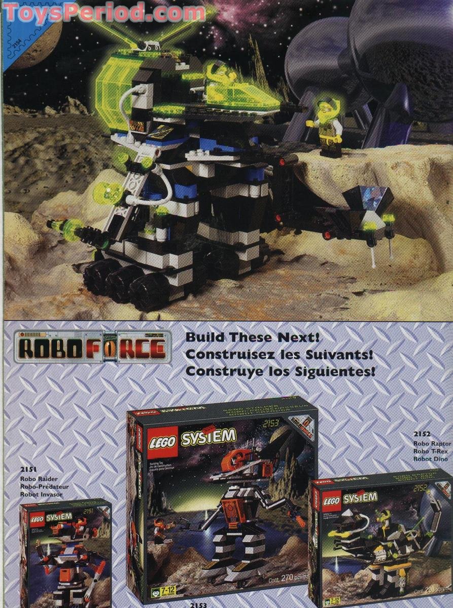 LEGO 2154 Robo Master Set Parts Inventory and Instructions - LEGO Reference  Guide