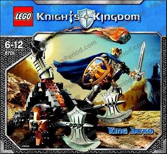 LEGO 8701 King Jayko Set Parts Inventory and Instructions - LEGO