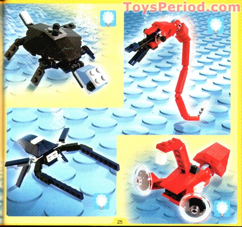 LEGO 4506 Deep Sea Predators Set Parts Inventory and Instructions