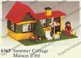 LEGO 6365 Summer Cottage Set Parts Inventory and Instructions