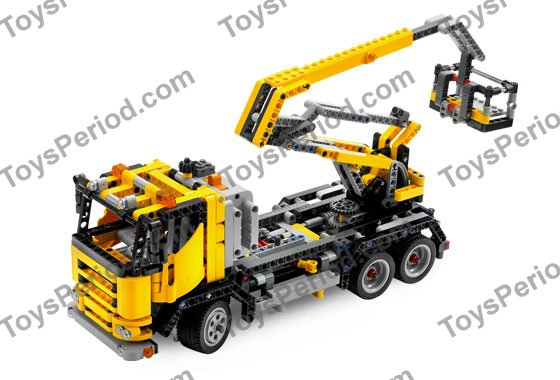 LEGO 8292 Cherry Picker Set Parts Inventory and Instructions