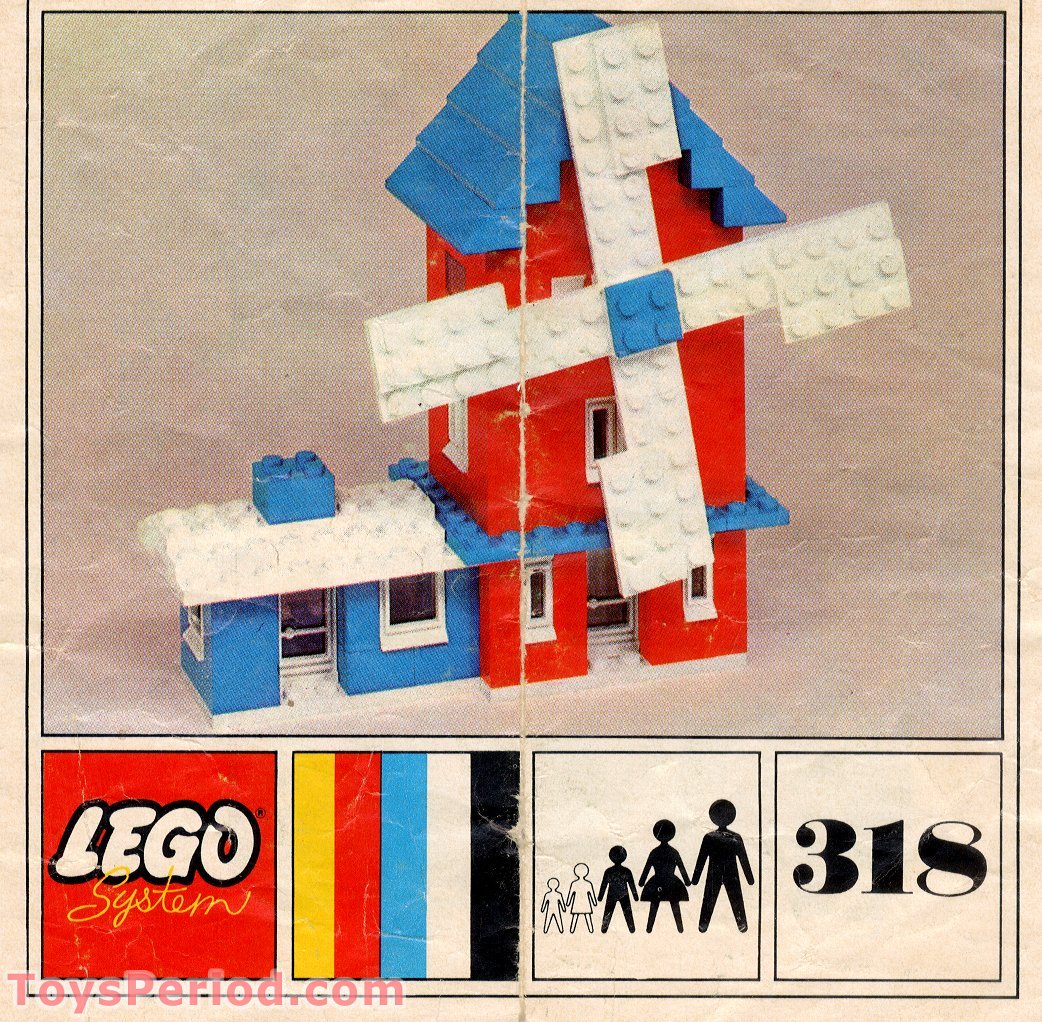 LEGO 318 Windmill Set Set Parts Inventory and Instructions 