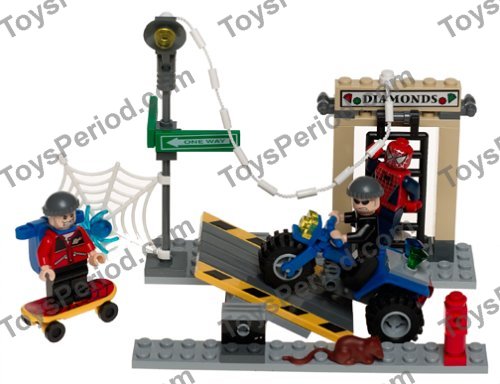 lego spider man street chase